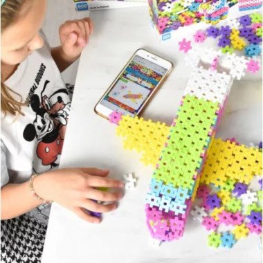 Meli Basic Pink konstruktorius (300 el.) - Konstruktoriai vaikams