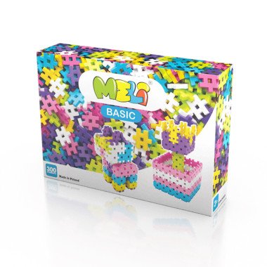 Meli Basic Pink konstruktorius (300 el.) - Konstruktoriai vaikams