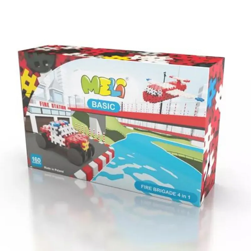 Meli Basic konstruktorius (160 el.) - Konstruktoriai vaikams