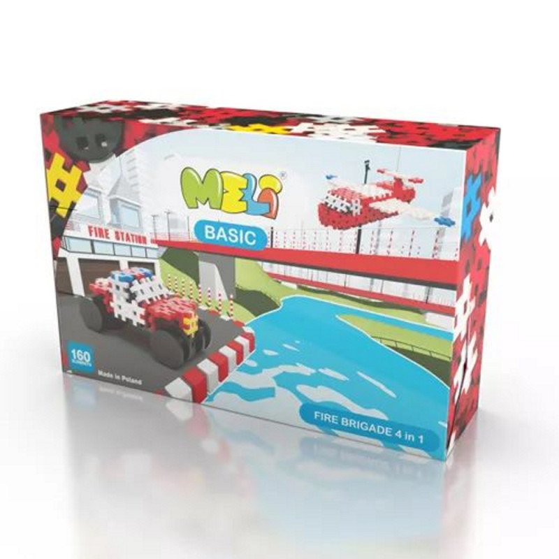 Meli Basic konstruktorius (160 el.) - Konstruktoriai vaikams