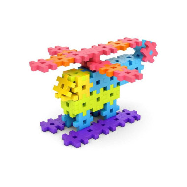 Meli Maxi konstruktorius (100 el.) - Vaflinės kaladėlės vaikams nuo 1 metų