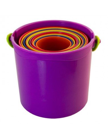 Miniland indelių bokštas - Žaislų nuoma vaikams