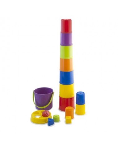 Miniland indelių bokštas - Žaislų nuoma vaikams