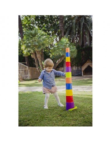 Miniland indelių bokštas - Žaislų nuoma vaikams