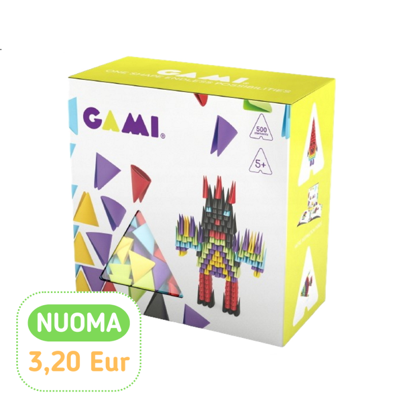 Gami konstruktorius (500 el.) - Konstruktorių nuoma vaikams