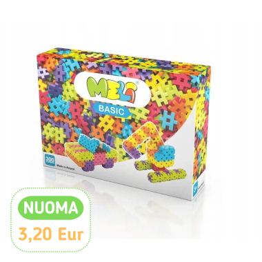 Meli Basic konstruktorius (300 el.) - Konstruktorių nuoma vaikams