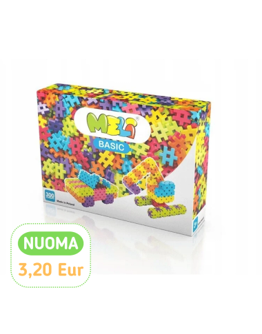 Meli Basic konstruktorius (300 el.) - Konstruktorių nuoma vaikams