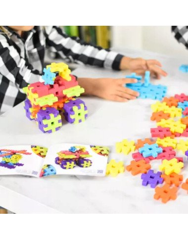 Meli Maxi konstruktorius (50 el.) - Vaflinės kaladėlės vaikams nuo 1 metų Meli Maxi konstruktorius (50 el.) - Vaflinės kaladėlės vaikams nuo 1 metų