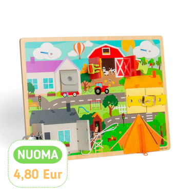 Bigjigs veiklos lenta - Medinių žaislų nuoma vaikams