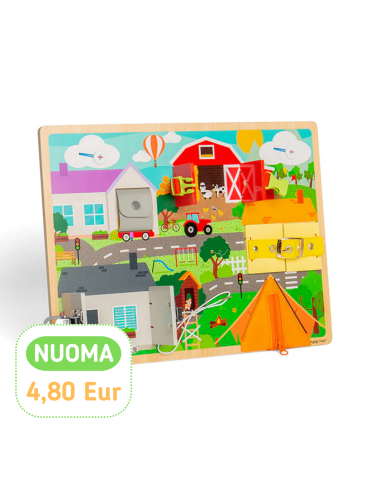 Bigjigs veiklos lenta - Medinių žaislų nuoma vaikams