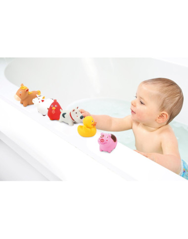 Ludi vonios žaislai Ūkio gyvūnai (7 vnt.) - Vonios žaislai vaikams