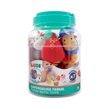 Ludi vonios žaislai Ūkio gyvūnai (7 vnt.) - Vonios žaislai vaikams