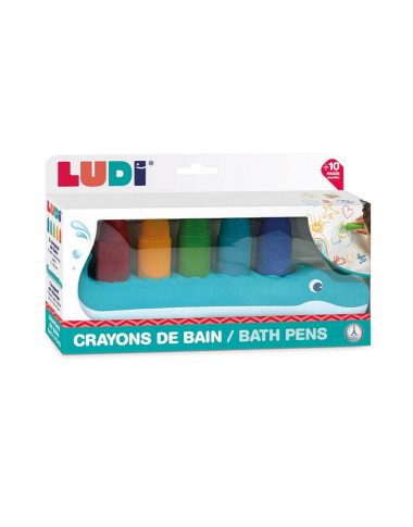 Ludi vonios kreidelės (5 el.) - Vonios žaislai vaikams
