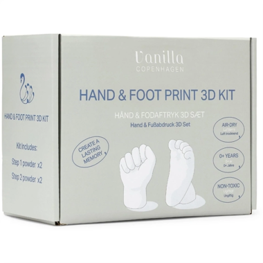 Kūdikio rankos ir pėdos 3D rinkinys pakuotė - Dovanos naujagimių palankynoms