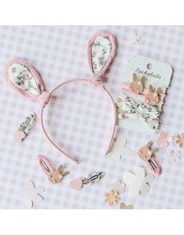 Plaukų segtukai mergaitėms Zuikučiai