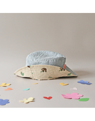 Dvipusė vasarinė kepurė vaikams Tinginys (3-10 m.)