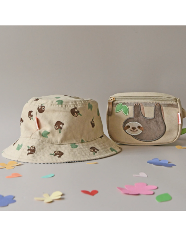 Dvipusė vasarinė kepurė vaikams Tinginys (3-10 m.)