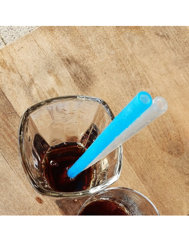 Fommi daugkartiniai silikoniniai šiaudeliai - 2 vnt. ir šepetėlis