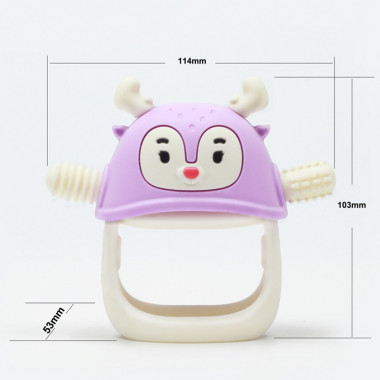 Smily Mia purpurinio kramtuko kūdikiams Elniukas išmatavimai