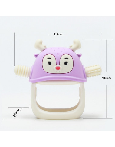 Smily Mia kramtukas kūdikiams Elniukas, purpurinis