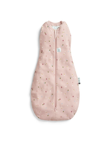 ergoPouch Swaddle rausvas su gėlytėmis miegmaišis kūdikiui 0.2TOG (3-6 mėn.)