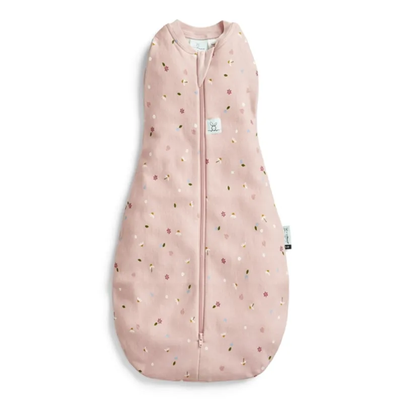 ergoPouch Swaddle rausvas su gėlytėmis miegmaišis kūdikiui 0.2TOG (3-6 mėn.)