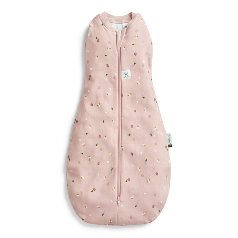 ergoPouch Swaddle rausvas su gėlytėmis miegmaišis kūdikiui 0.2TOG (3-6 mėn.)