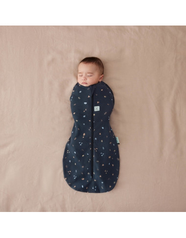 ergoPouch Swaddle tamsiai mėlynas miegmaišis kūdikiui 1.0TOG (3-6 mėn.)