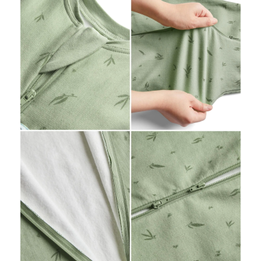 ergoPouch Swaddle žalio miegmaišio 0.2TOG (8-24 mėn.) pagrindinės savybės