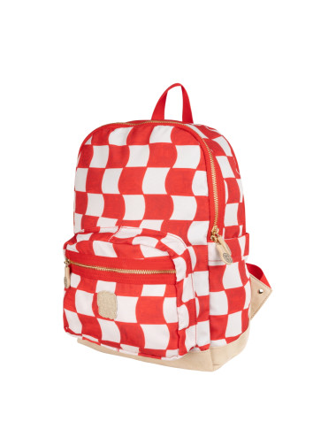 Pick & Pack kuprinė pradinukams Raudoni langeliai, M iš priekio