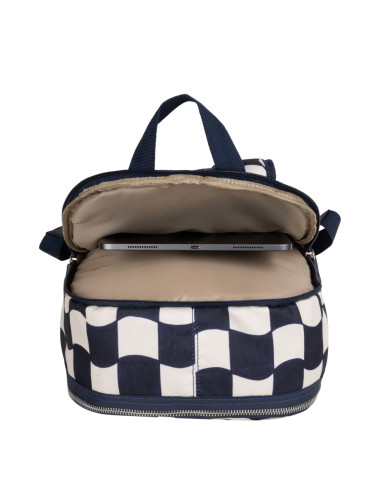 Pick & Pack kuprinė pradinukams Mėlyni langeliai, M iš priekio