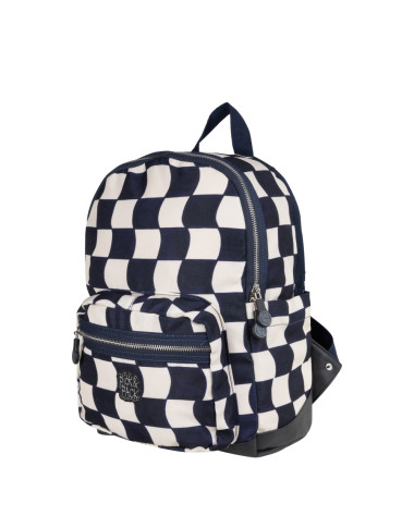 Pick & Pack kuprinė pradinukams Mėlyni langeliai, M iš priekio