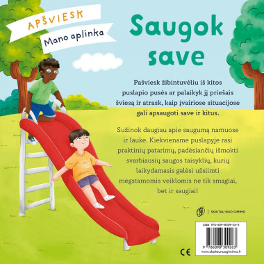 Skaitau nuo gimimo knygos vaikams Saugok save nugarėlė