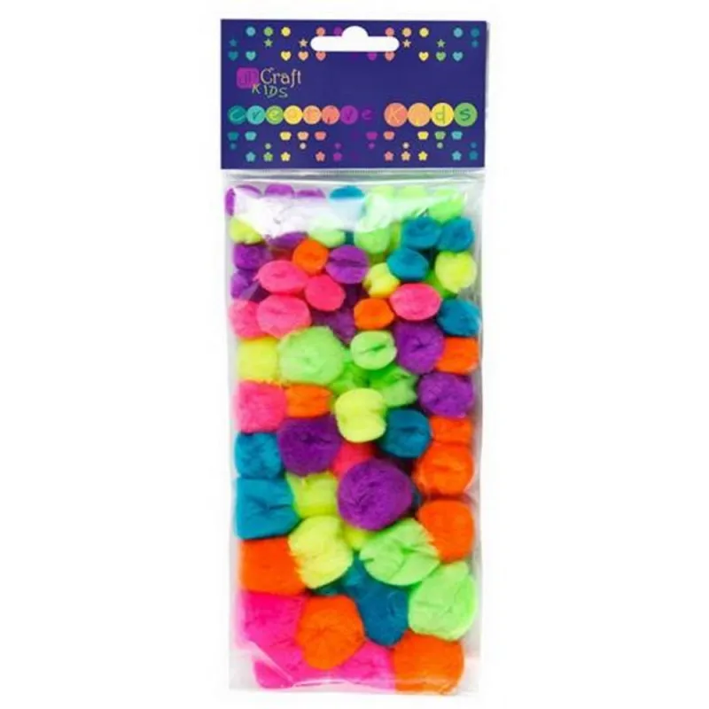 Spalvoti minkšti burbuliukai Pomponsai (75 vnt.) Spalvoti minkšti burbuliukai Pomponsai (75 vnt.)