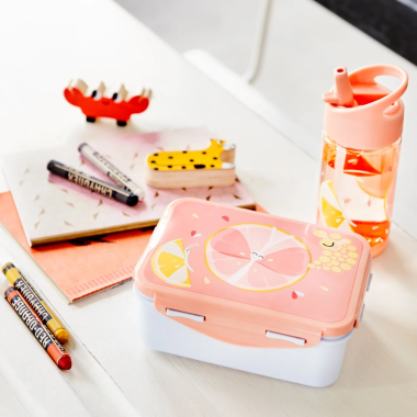 Petit Monkey pietų dėžutė Drugelis su derančia gertuve