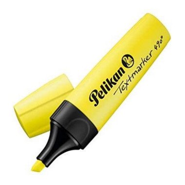 Teksto žymeklių rinkinys 490, 4vnt. - geltona spalva