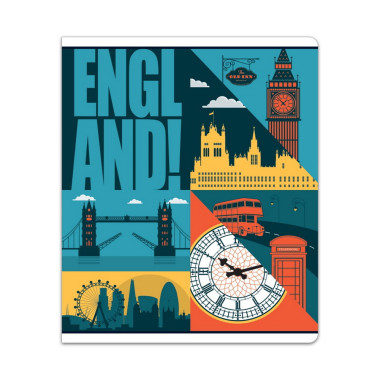 Premium kokybės sąsiuvinis, langeliais  - antro dizaino