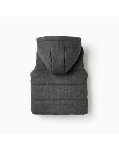 ZIPPY pilka liemenė su kapišonu (6/9-24/36 mėn) ZIPPY pilka liemenė su kapišonu (6/9-24/36 mėn)