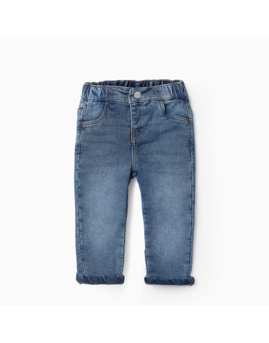 ZIPPY mėlyni džinsai (6/9-24/36 mėn) iš priekio