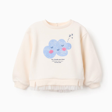 ZIPPY džemperis mergaitei Debesėlis (6/9-24/36 mėn) iš priekio