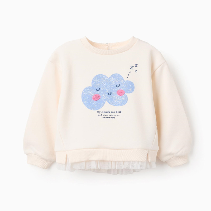 ZIPPY džemperis mergaitei Debesėlis (6/9-24/36 mėn) iš priekio