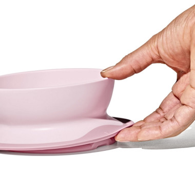 OXO ružavo prilimpančio dubenėlio atlipinimas