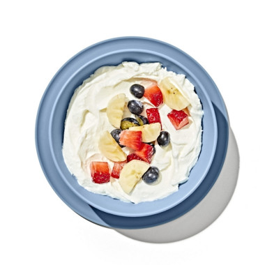 OXO prilimpantis dubenėlis Melsvas iš viršaus