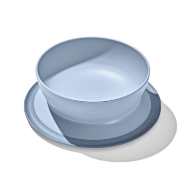 OXO prilimpantis dubenėlis Melsvas iš šono