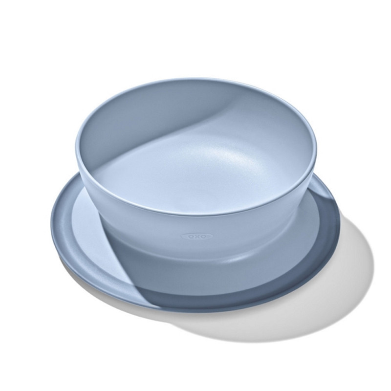 OXO prilimpantis dubenėlis Melsvas iš šono