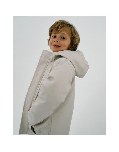 ZIPPY šviesi lietaus striukė berniukui (3/4-13/14 m) iš priekio