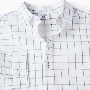 ZIPPY balti languoti marškiniai (3/4-13/14 m) iš arti