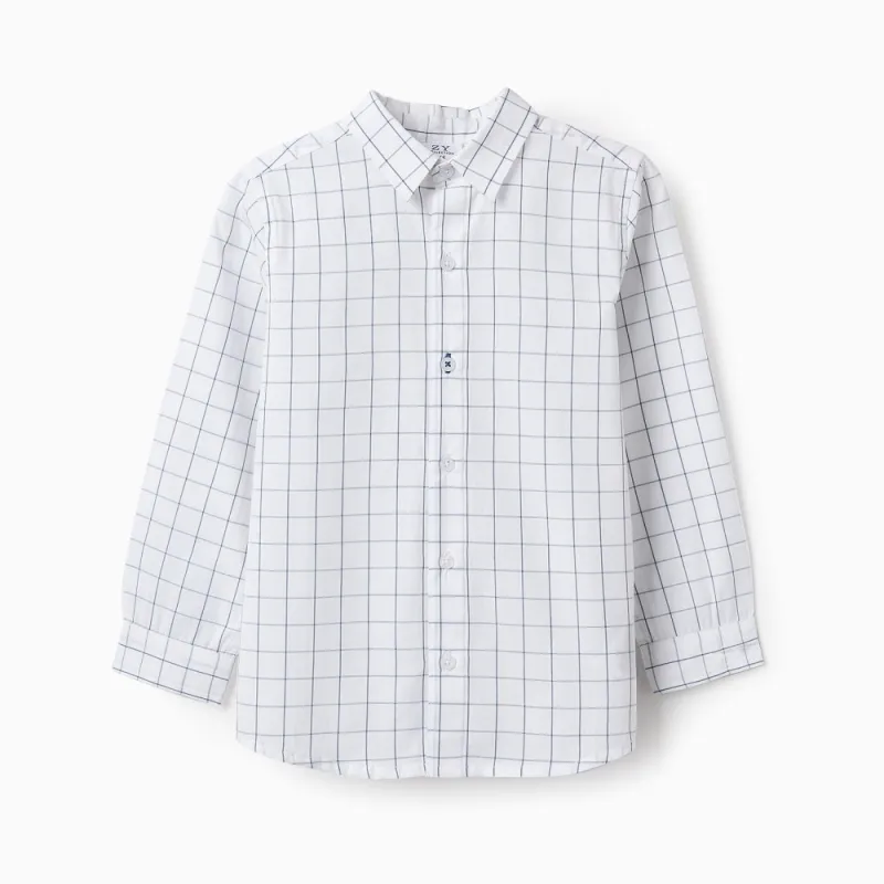 ZIPPY balti languoti marškiniai (3/4-13/14 m) iš priekio