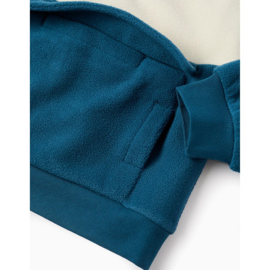 ZIPPY šiltas vaikiškas džemperis (3/4-13/14 m) iš arti, matosi priekinė kišenė