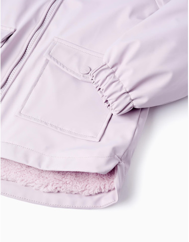 ZIPPY alyvinė lietaus striukė mergaitei (3/4-13/14 m) iš priekio